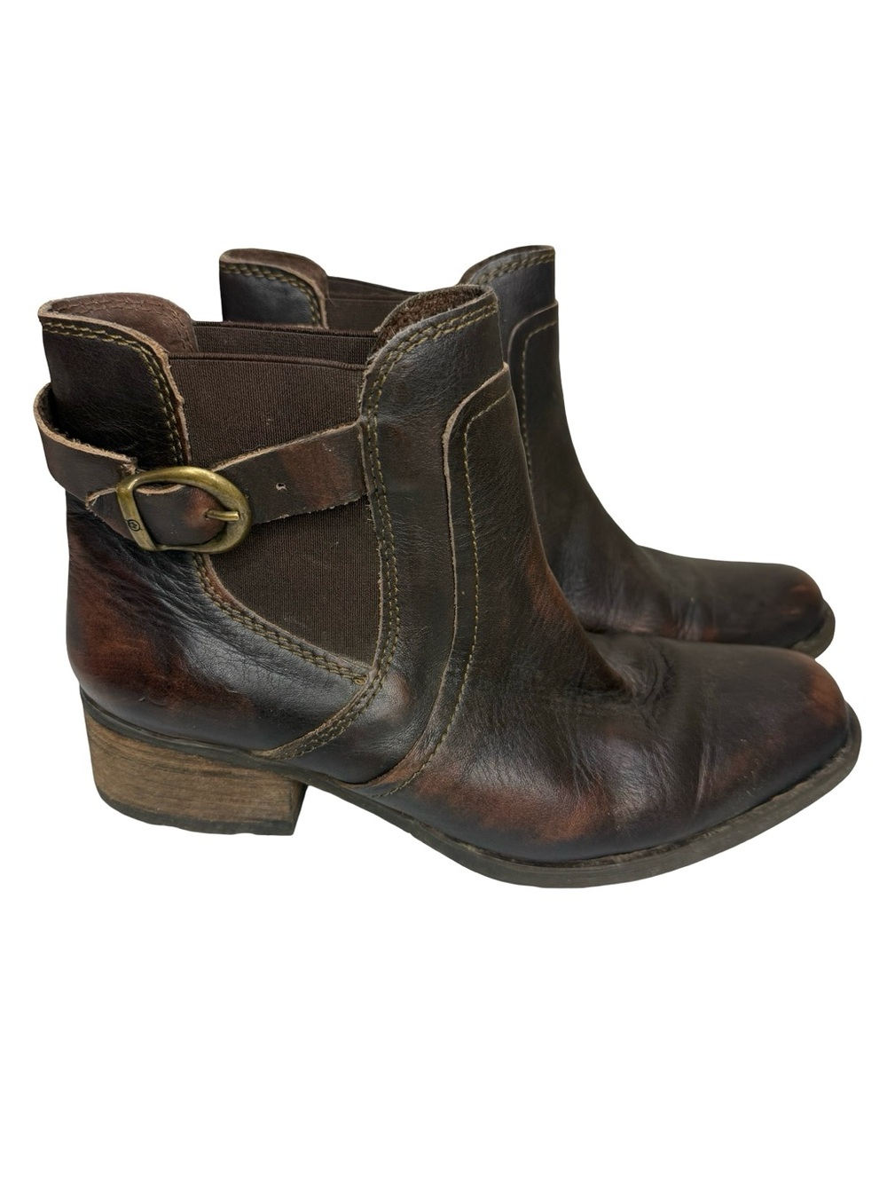Born mohan Chelsea style boots pull-on leather